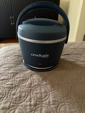 Crock-Pot Portable Electric Lunch Cooker in Dark Blue